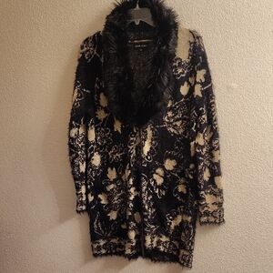 Black Rivet Textured Knit Sweater B34